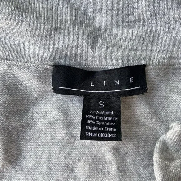 Line  Ruched Front Ruffles Cash Cardigan - Picture 14 of 14